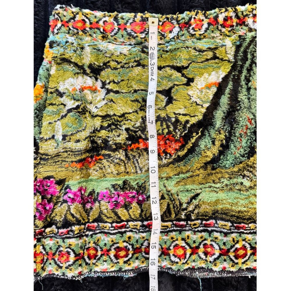 Peacock Carpet Upcycle Cropped Jacket + Mini Skirt - Picture 11 of 16